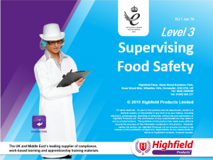 Highfield Level 3 Food Safety